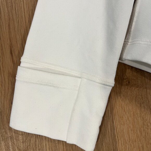 NWT LuLuLemon Orange Theory White Long Sleeve Zip Up Define Jacket Size 10 - Picture 4 of 12